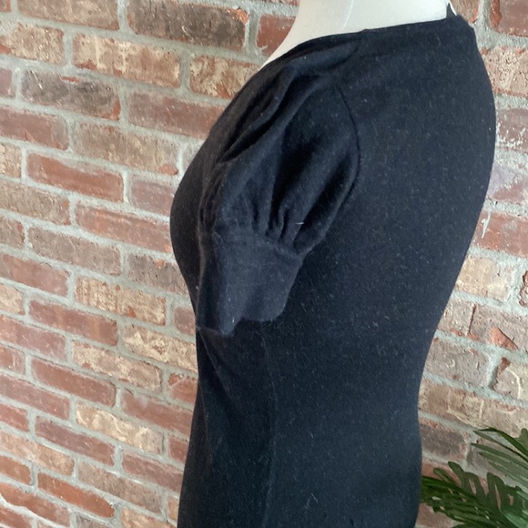 Banana Republic black small short puff sleeve sweater - Picture 6 of 8
